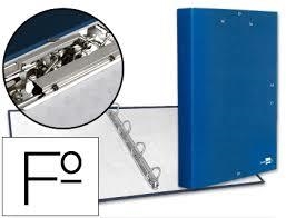 CARPESA 4 ANELLES 25 MM FOLI MINICLIP COLOR BLAU | 8423473253124 | 25312 | Llibreria La Gralla | Llibreria online de Granollers