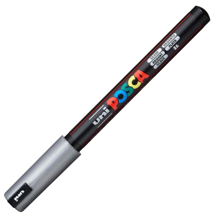 RETOLADOR POSCA PC 1MR 0.7MM PLATA 26 | 4902778089927 | 289884000 | Llibreria La Gralla | Llibreria online de Granollers