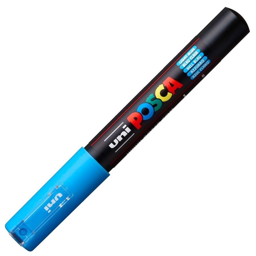 RETOLADOR POSCA PC 1M 1MM BLAU CLAR 8 | 4902778654002 | 284638000 | Llibreria La Gralla | Llibreria online de Granollers
