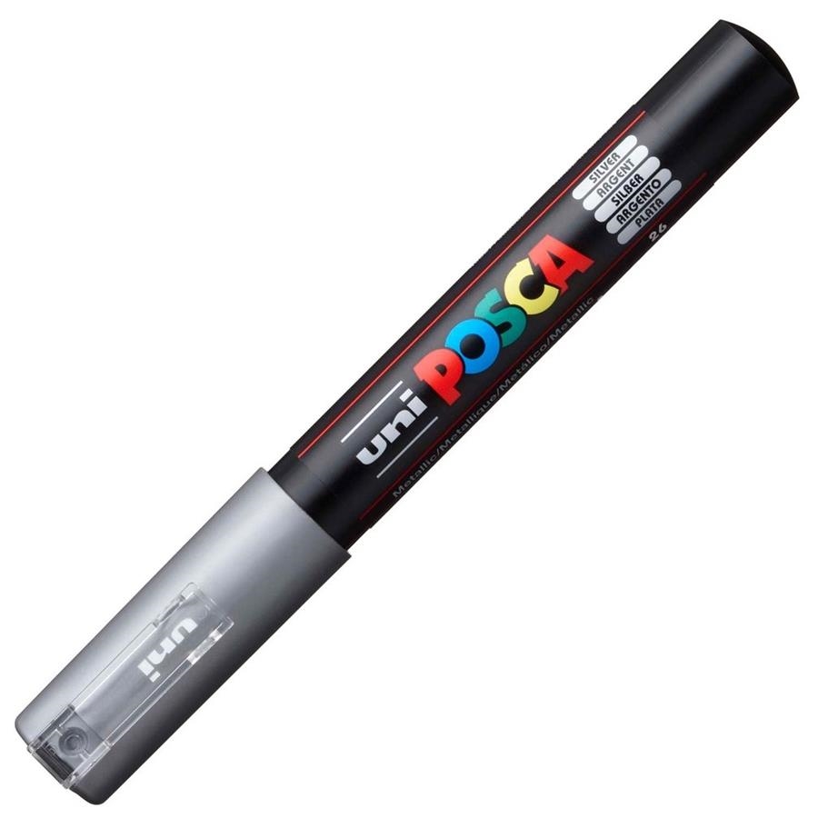 RETOLADOR POSCA PC 1M 1MM PLATA 26 | 4902778665824 | 285114000 | Llibreria La Gralla | Llibreria online de Granollers