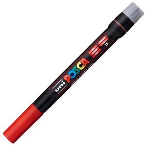 RETOLADOR POSCA PCF 350 PINZELL VERMELL 15 | 4902778559772 | 300376000 | Llibreria La Gralla | Librería online de Granollers