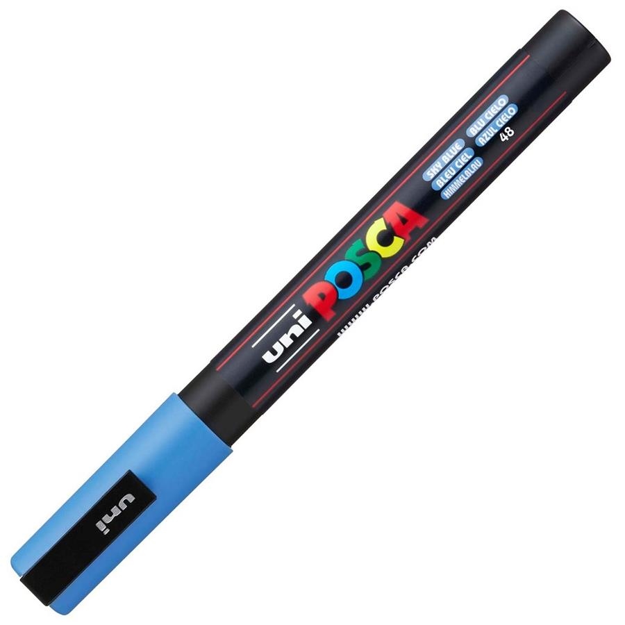 RETOLADOR POSCA PC 3M 1.3MM BLAU CEL 48 | 4902778036822 | 284760000 | Llibreria La Gralla | Llibreria online de Granollers