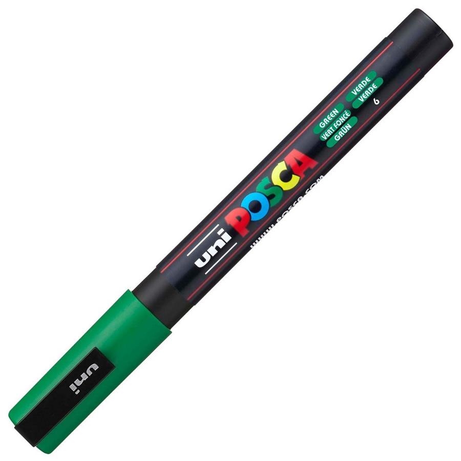 RETOLADOR POSCA PC 3M 1.3MM VERD 6 | 4902778915806 | 284620000 | Llibreria La Gralla | Llibreria online de Granollers