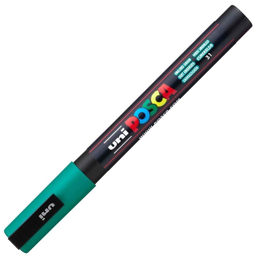 RETOLADOR POSCA PC 3M 1.3MM VERD ESMERALDA 31 | 4902778036815 | 284752000 | Llibreria La Gralla | Llibreria online de Granollers