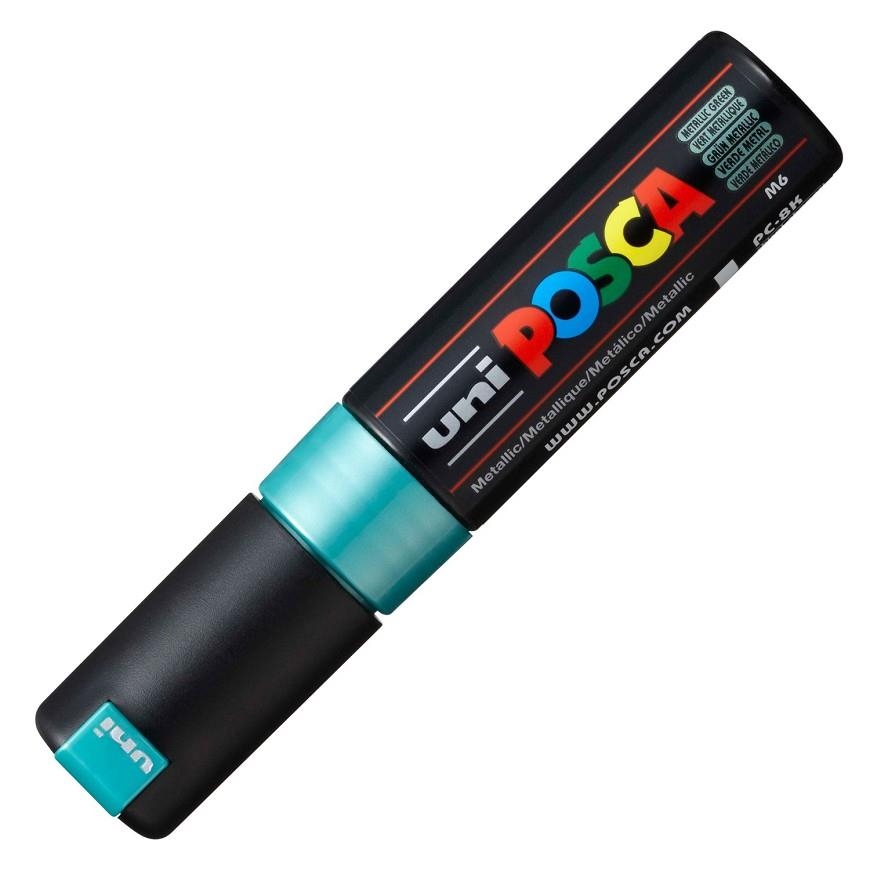 RETOLADOR POSCA PC 8K 8MM VERD METAL·LIC M6 | 4902778113653 | 300749000 | Llibreria La Gralla | Llibreria online de Granollers