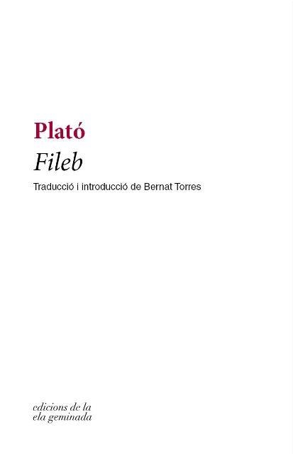 FILEB | 9788494856167 | PLATÓ | Llibreria La Gralla | Librería online de Granollers