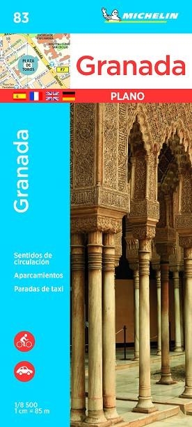 GRANADA PLANO MICHELIN 2019 | 9782067237001 | VARIOS AUTORES | Llibreria La Gralla | Llibreria online de Granollers