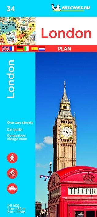 LONDRES PLANO GUIA MICHELIN 2019 | 9782067236967 | VARIOS AUTORES | Llibreria La Gralla | Llibreria online de Granollers