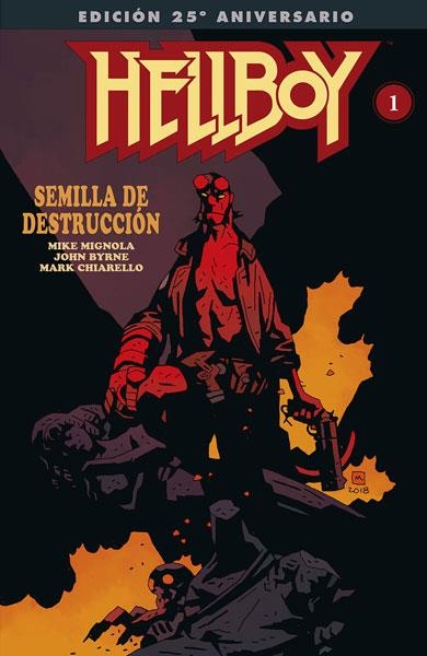 HELLBOY: SEMILLA DE DESTRUCCIÓN EDICIÓN GIGANTE ESPECIAL 25 ANIVERSARIO | 9788467934977 | MIKE MIGNOLA Y JOHN BYRNE | Llibreria La Gralla | Librería online de Granollers