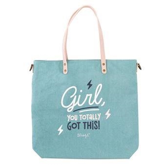 BOLSO MR WONDERFUL "GIRL YOU TOTALLY GOT THIS" | 8435460733724 | MR.WONDERFUL | Llibreria La Gralla | Llibreria online de Granollers