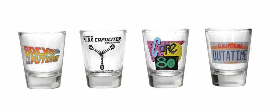 SET DE 4 VASOS DE CHUPITO REGRESO AL FUTURO | 8435450200946 | SD TOYS | Llibreria La Gralla | Librería online de Granollers