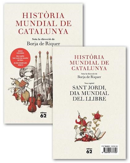 HISTÒRIA MUNDIAL DE CATALUNYA (PACK LLIBRE + OPUSCLE) | 9788429777758 | RIQUER PERMANYER, BORJA DE | Llibreria La Gralla | Librería online de Granollers