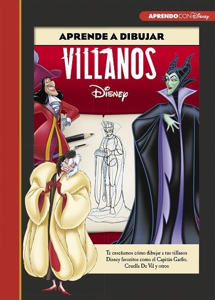 APRENDE A DIBUJAR VILLANOS DISNEY (CREA, JUEGA Y APRENDE CON DISNEY) | 9788417630249 | VVAA | Llibreria La Gralla | Llibreria online de Granollers