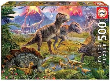 PUZZLE REUNIO DE DINOSAURES 500 PECES | 8412668159693 | EDUCA | Llibreria La Gralla | Llibreria online de Granollers