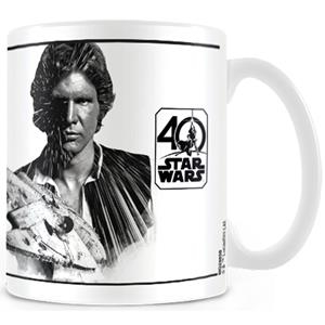 TASSA CERAMICA STAR WARS 40TH ANIVERSARY HAN SOLO | 5050574246583 | DISNEY | Llibreria La Gralla | Librería online de Granollers