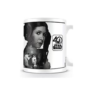 TASSA CERAMICA STAR WARS 40TH ANIVERSARY PRINCESA LEIA | 5050574246576 | DISNEY | Llibreria La Gralla | Librería online de Granollers