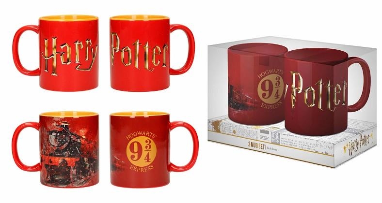 SET DE DOS TAZAS DE CERAMICA HARRY POTTER ANDEN 9-3/4 | 8435450219504 | SD TOYS | Llibreria La Gralla | Librería online de Granollers