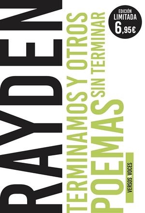 TERMINAMOS Y OTROS POEMAS SIN TERMINAR | 9788467055658 | RAYDEN | Llibreria La Gralla | Librería online de Granollers