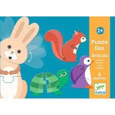 PUZZLE DUO DJECO ARTICULO ANIMALES | 3070900081758 | TOP8175 | Llibreria La Gralla | Librería online de Granollers