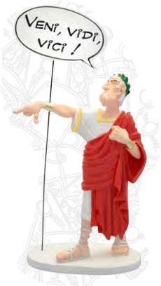 CESAR FIGURA BOCADILLO "VENI, VIDI, VICI" ASTERIX | 3521320001326 | PLASTOY | Llibreria La Gralla | Librería online de Granollers