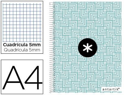 LLIBRETA ANTARTIK ESPIRAL A4 QUADRICULA MICROPERFORAT CARTRO SANEFA VERD | 8423473080881 | 08088 | Llibreria La Gralla | Llibreria online de Granollers