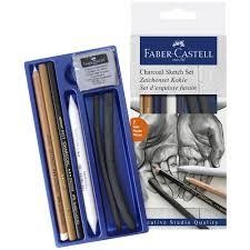 SET ESTUDI CARBO CREATIU FABER CASTELL 7 PECES | 4005401140023 | 9114002 | Llibreria La Gralla | Llibreria online de Granollers