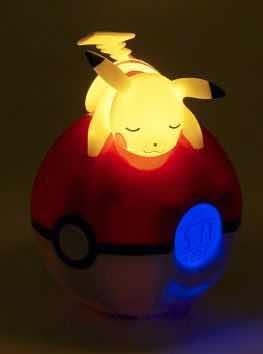 PIKACHU DURMIENDO EN POKEBALL. RELOJ DESPERTADOR CON LAMPARA LED | 3760158113546 | TEKNOFUN | Llibreria La Gralla | Llibreria online de Granollers