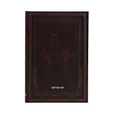 2019-2020. AGENDA 18 MESES. MARRUECOS NEGRO LISO | 9781439755754 | Llibreria La Gralla | Llibreria online de Granollers
