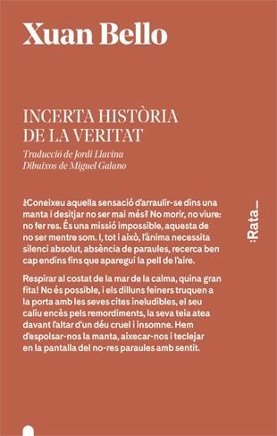 INCERTA HISTÒRIA DE LA VERITAT | 9788416738199 | BELLO, XUAN | Llibreria La Gralla | Librería online de Granollers
