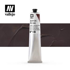 ACRÍLIC STUDIO VALLEJO 58ML 18- OMBRA TORRADA | 8429551210188 | Llibreria La Gralla | Librería online de Granollers