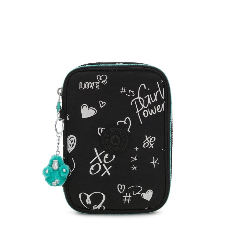 PLUMIER KIPLING 100 PENS GIRL DOODLE 2019 | 5400852549224 | KIPK0940583A | Llibreria La Gralla | Librería online de Granollers