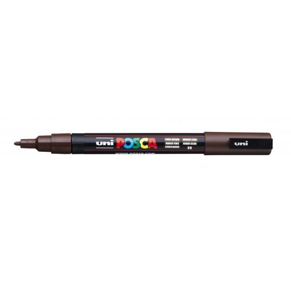 RETOLADOR POSCA PC 3M 1.3MM MARRO FOSC 22 | 4902778202319 | 284901000 | Llibreria La Gralla | Librería online de Granollers