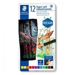 COLORS 12 UN STAEDTLER SUPER SOFT CAIXA METALL | 4007817057070 | 149CM12 | Llibreria La Gralla | Librería online de Granollers