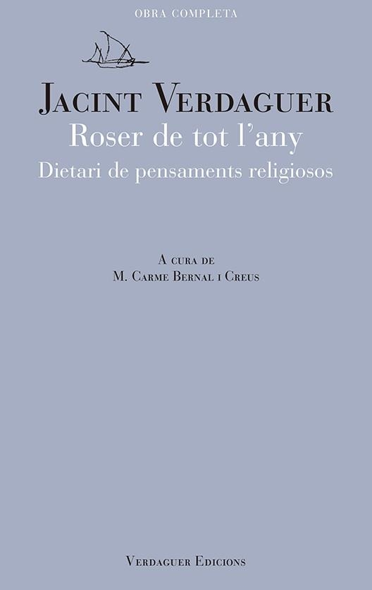 ROSER DE TOT L'ANY | 9788494458651 | VERDAGUER, JACINT | Llibreria La Gralla | Librería online de Granollers