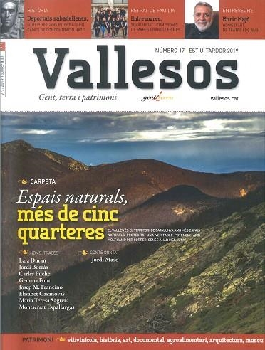 VALLESOS 17. ESPAIS NATURALS, MÉS DE CINC QUARTERES | 2014188217 | VV.AA | Llibreria La Gralla | Llibreria online de Granollers