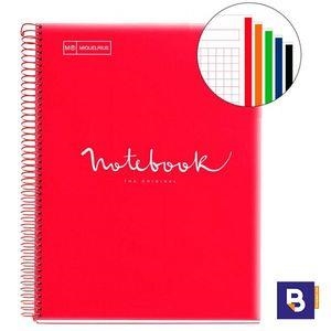 LLIBRETA NBOOK 5 COLORS A4 MR QUADRICULA 90G EMOTIONS ROSA PLÀSTIC | 8422593460740 | 46074 | Llibreria La Gralla | Llibreria online de Granollers