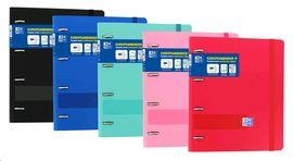 CARPETA OXFORD 4 ANELLES TAPA PLASTIC + RECANVIS BLAU FOSC | 3045050414572 | 400118811 | Llibreria La Gralla | Librería online de Granollers