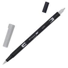 RETOLADOR TOMBOW DOBLE PINZELL- PUNTA FINA GRIS CLAR | 4901991902495 | ABT-N75 | Llibreria La Gralla | Llibreria online de Granollers