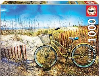 BICICLETA A LA PLATJA. PUZLE EDUCA 1000 | 8412668176577 | EDUCA | Llibreria La Gralla | Librería online de Granollers