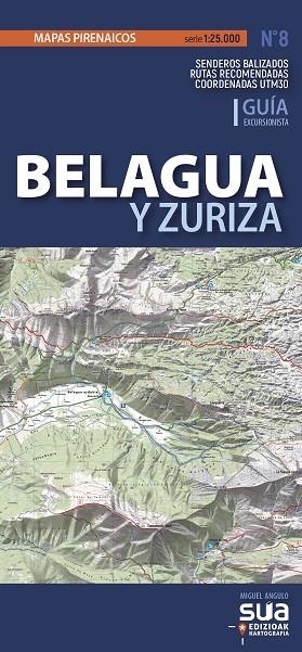 BELAGUA Y ZURIZA 1:25.000 -SUA | 9788482167343 | AA.VV | Llibreria La Gralla | Llibreria online de Granollers