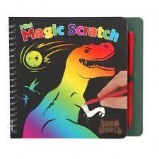 QUADERN DINO WORLD MINI MAGIC SCRATCH | 4010070418458 | TOP0010711 | Llibreria La Gralla | Llibreria online de Granollers