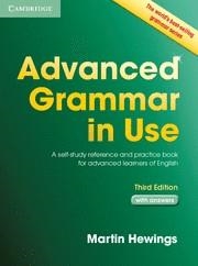 ADVANCED GRAMMAR IN USE BOOK WITH ANSWERS 3RD EDITION | 9781107697386 | HEWINGS, MARTIN | Llibreria La Gralla | Librería online de Granollers