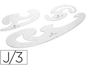 PLANTILLES CORBES D.F. CRISTAL JOC DE 3 | 8413237100252 | 6184 | Llibreria La Gralla | Librería online de Granollers