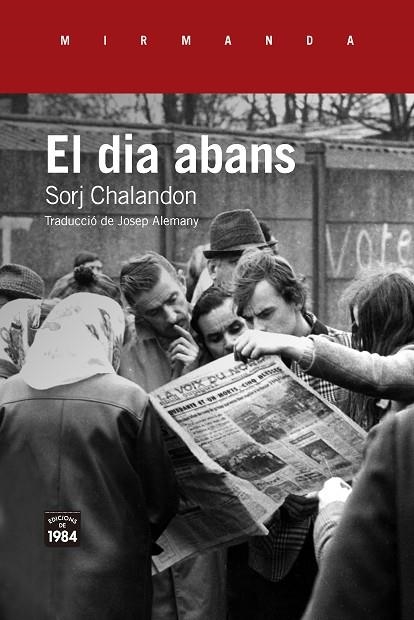 DIA ABANS, EL | 9788416987535 | CHALANDON, SORJ | Llibreria La Gralla | Llibreria online de Granollers