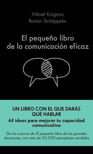 PEQUEÑO LIBRO DE LA COMUNICACIÓN EFICAZ, EL  | 9788417568757 | KROGERUS, MIKAEL; TSCHÄPPELER, ROMAN | Llibreria La Gralla | Librería online de Granollers