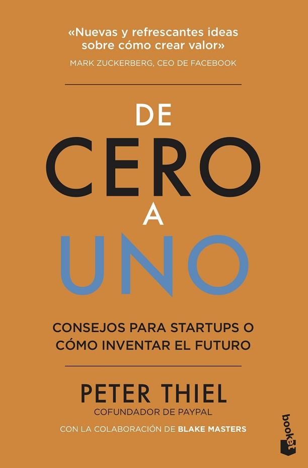 DE CERO A UNO (BOLSILLO) | 9788498754902 | THIEL, PETER | Llibreria La Gralla | Llibreria online de Granollers