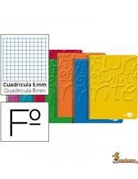 LLIBRETA FOLI LIDERPAPEL QUADRICULA 80F 5MM 60GR | 8423473466876 | 08195 | Llibreria La Gralla | Llibreria online de Granollers