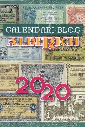 CALENDARI BLOC ALBERICH 2020 | 9788489865433 | VV.AA. | Llibreria La Gralla | Llibreria online de Granollers