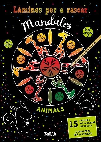 LÀMINES PER A RASCAR MANDALES - ANIMALS | 9789403213569 | BALLON | Llibreria La Gralla | Llibreria online de Granollers