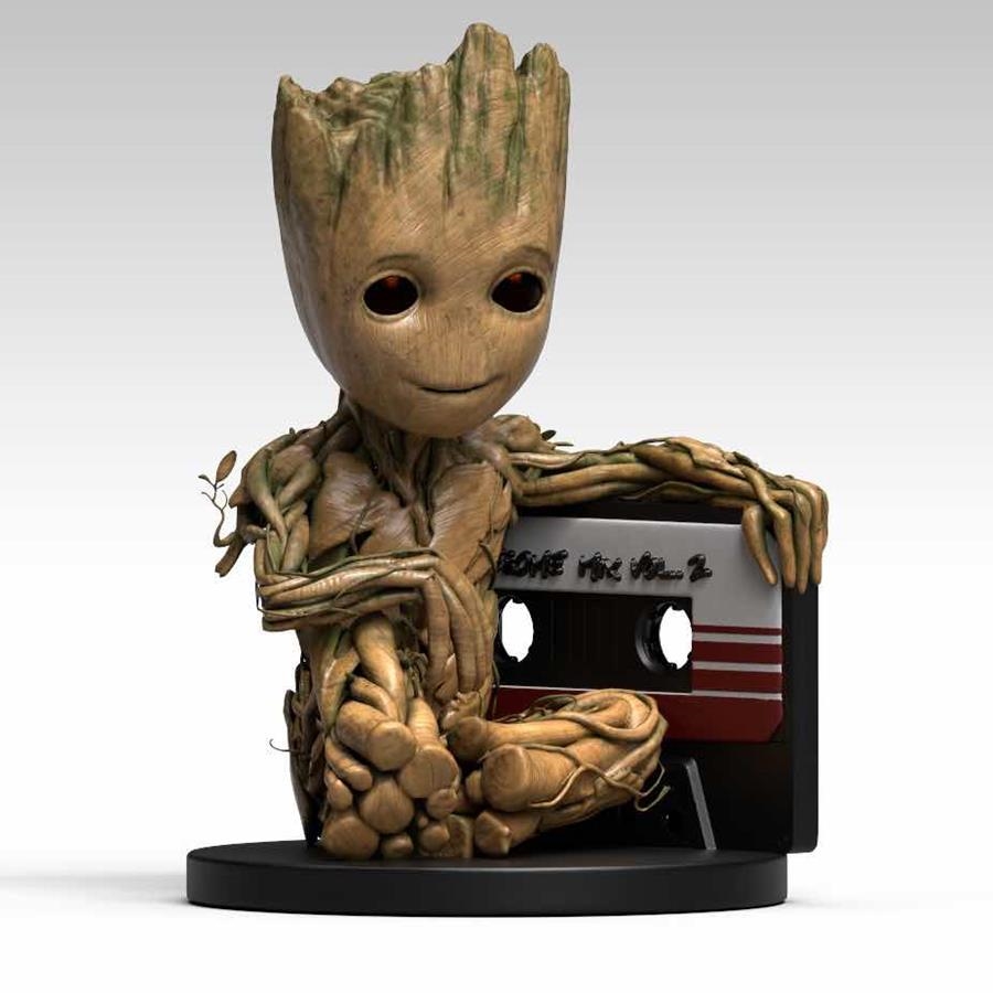 GROOT HUCHA CASSETTE 25 CMS GUARDIANES DE LA GALAXIA VOL. 2 | 3760226376170 | SEMIC | Llibreria La Gralla | Llibreria online de Granollers